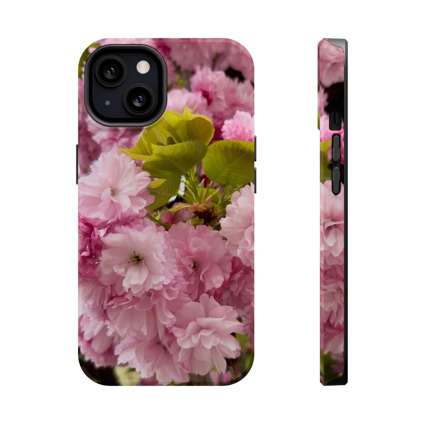 Cherry Blossoms Magnetic Floral Phone Cases, Impact-Resistant Phone Covers, Pink Cherry Blossom Cases, Unique Tech Accessories, Cute Gift for Her