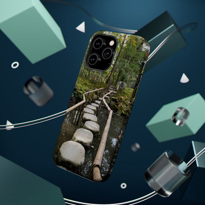 Nanzen-Ji Kyoto Stone Stepping Stones Impact-Resistant Phone Cases with Nature Design, Eco-Friendly Gift, Travel Accessories, Hiking Gear, Unique Phone Cover