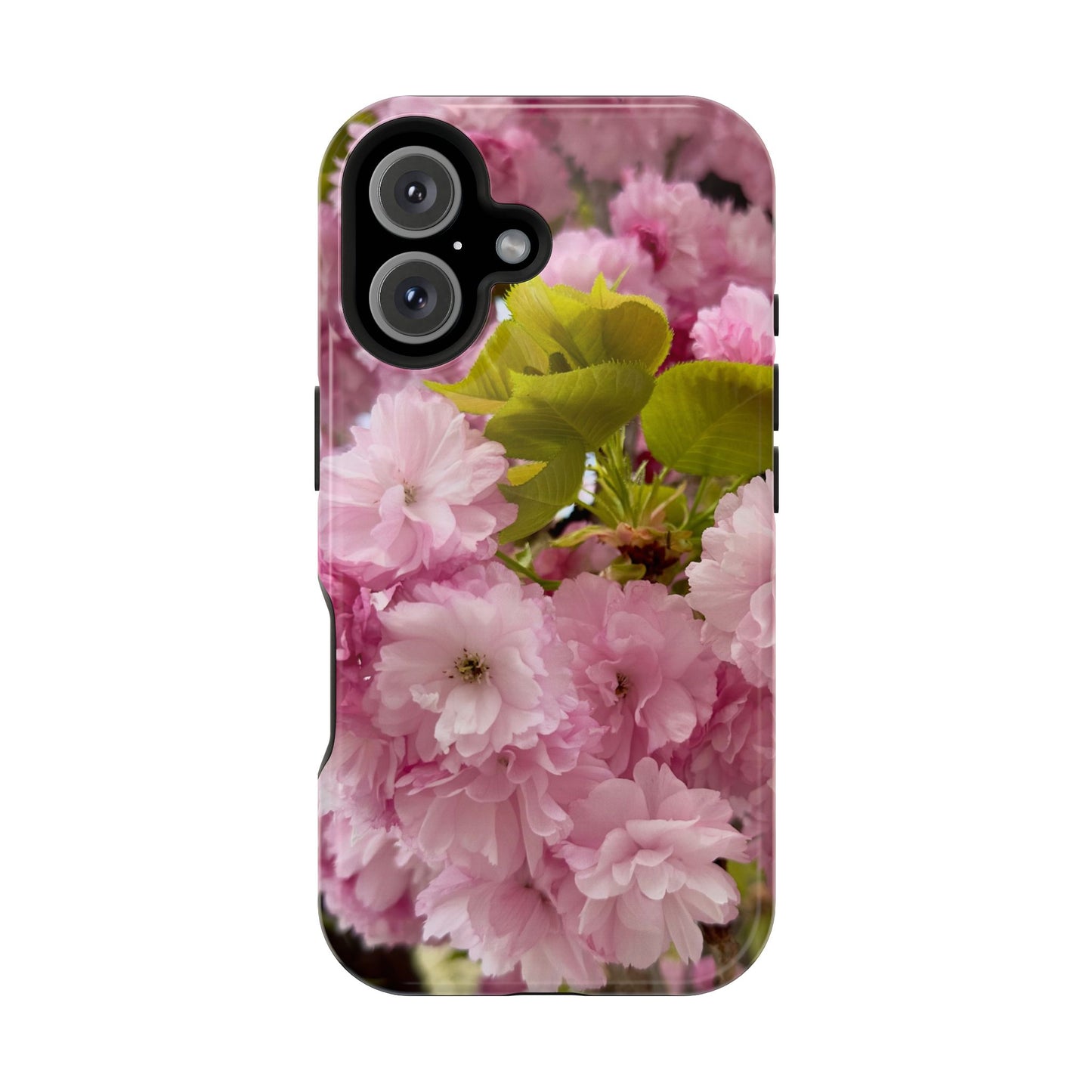 Cherry Blossoms Magnetic Floral Phone Cases, Impact-Resistant Phone Covers, Pink Cherry Blossom Cases, Unique Tech Accessories, Cute Gift for Her