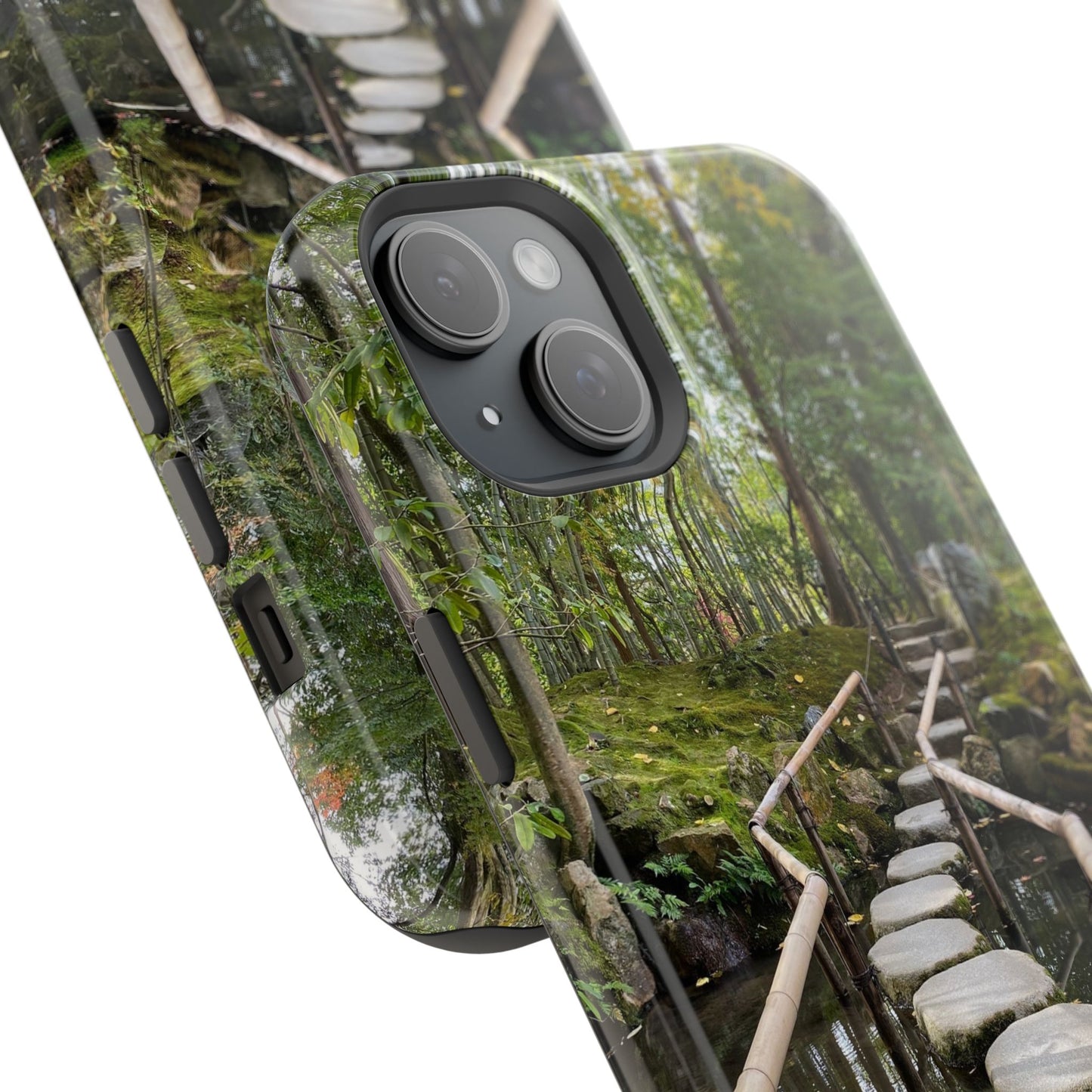 Nanzen-Ji Kyoto Stone Stepping Stones Impact-Resistant Phone Cases with Nature Design, Eco-Friendly Gift, Travel Accessories, Hiking Gear, Unique Phone Cover