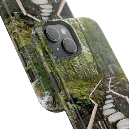 Nanzen-Ji Kyoto Stone Stepping Stones Impact-Resistant Phone Cases with Nature Design, Eco-Friendly Gift, Travel Accessories, Hiking Gear, Unique Phone Cover