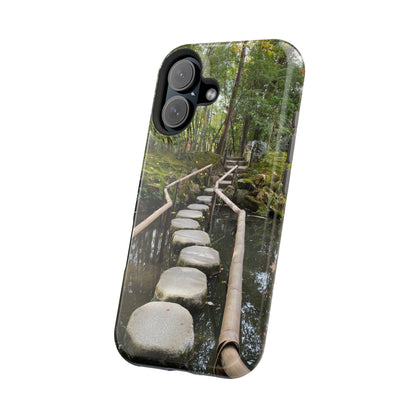 Nanzen-Ji Kyoto Stone Stepping Stones Impact-Resistant Phone Cases with Nature Design, Eco-Friendly Gift, Travel Accessories, Hiking Gear, Unique Phone Cover