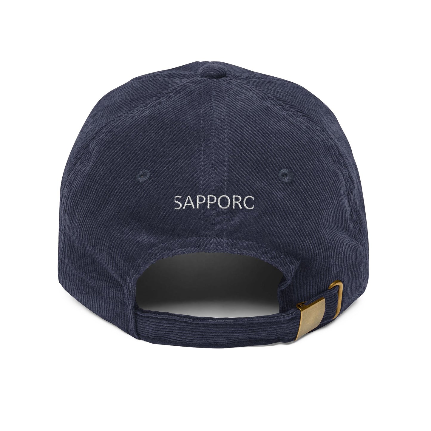 Sapporo Kanji Corduroy Hat – 札幌 Embroidered Japan City Cap