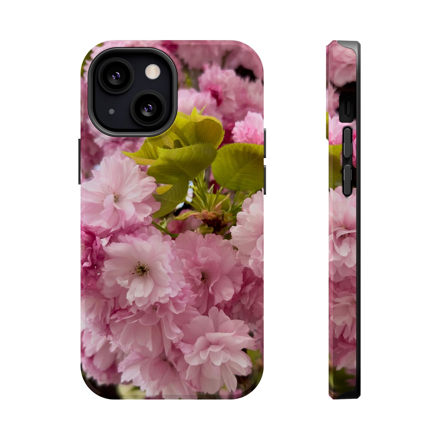 Cherry Blossoms Magnetic Floral Phone Cases, Impact-Resistant Phone Covers, Pink Cherry Blossom Cases, Unique Tech Accessories, Cute Gift for Her