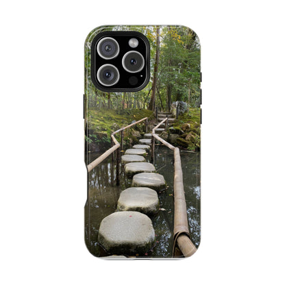 Nanzen-Ji Kyoto Stone Stepping Stones Impact-Resistant Phone Cases with Nature Design, Eco-Friendly Gift, Travel Accessories, Hiking Gear, Unique Phone Cover