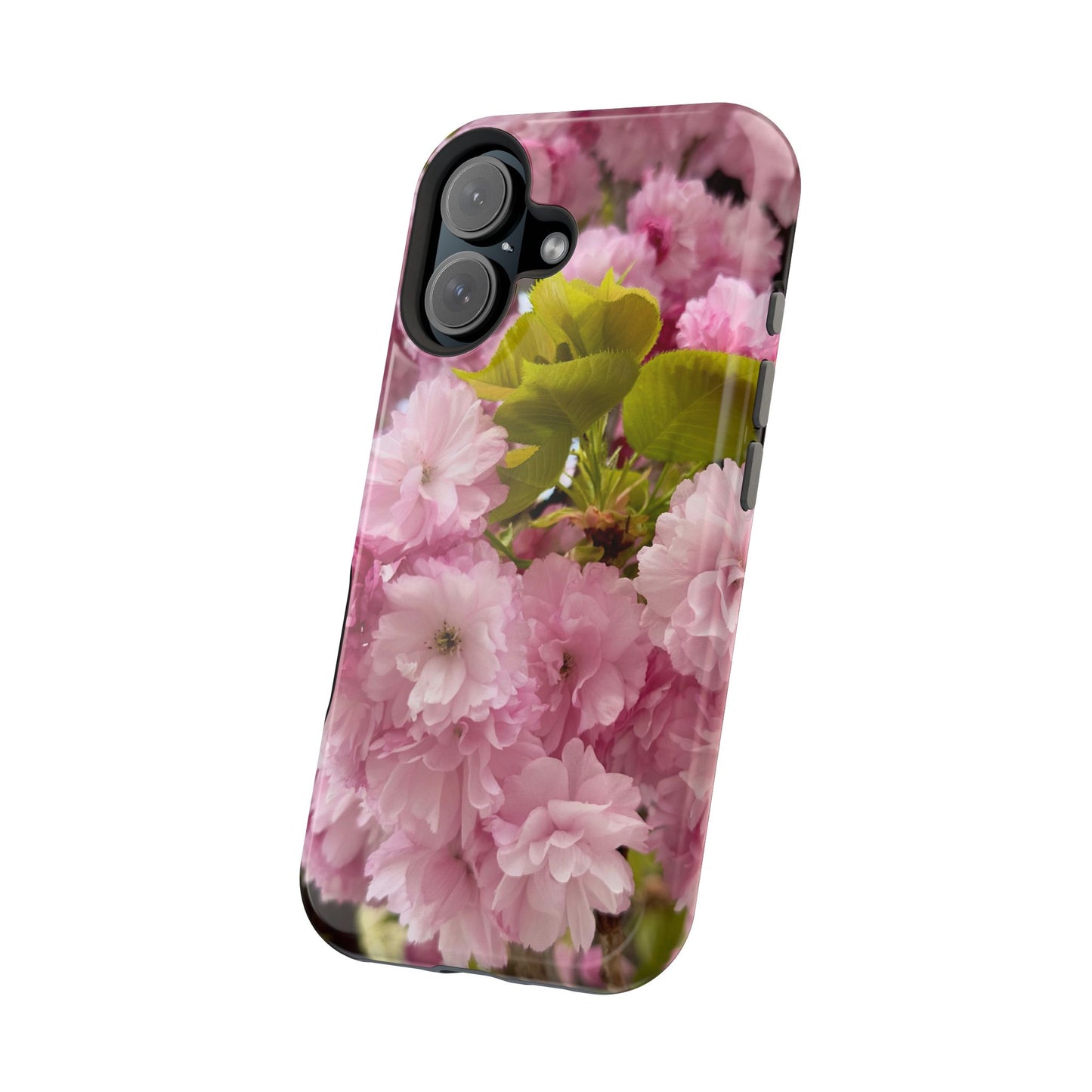 Cherry Blossoms Magnetic Floral Phone Cases, Impact-Resistant Phone Covers, Pink Cherry Blossom Cases, Unique Tech Accessories, Cute Gift for Her