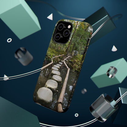 Nanzen-Ji Kyoto Stone Stepping Stones Impact-Resistant Phone Cases with Nature Design, Eco-Friendly Gift, Travel Accessories, Hiking Gear, Unique Phone Cover